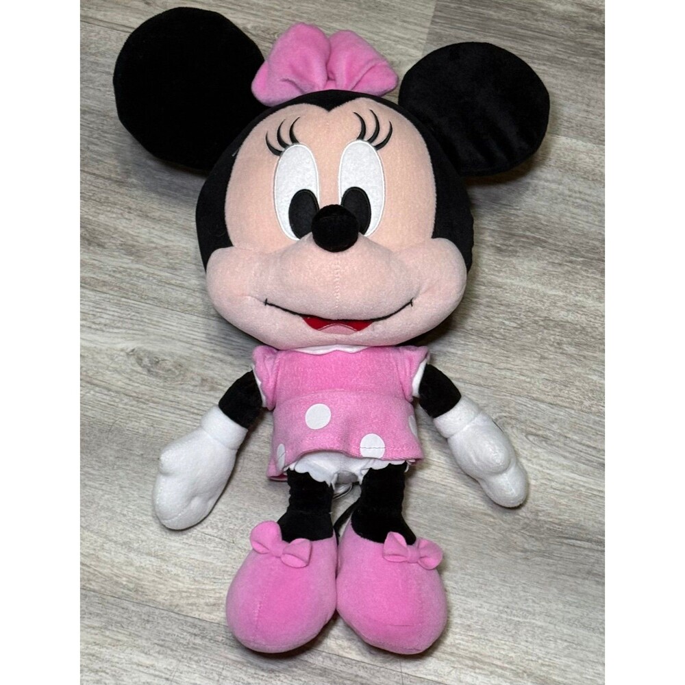 Adorable vintage Hong Kong Minnie Mouse medium‎ big size plush